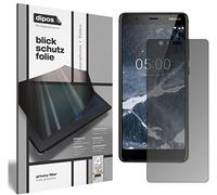 dipos I Privacy Filter compatible with Nokia 5.1 Screen Protector Anti-Spy 4-Way Protection