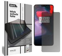 dipos I Privacy Filter compatible with OnePlus 6 Screen Protector Anti-Spy 4-Way Protection