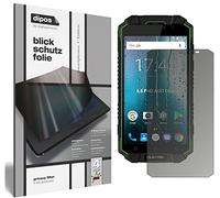 dipos I Privacy Filter compatible with Oukitel K10000 Max Screen Protector Anti-Spy 4-Way Protection