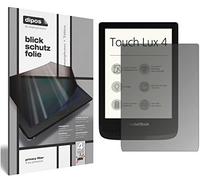 dipos I Privacy Filter compatible with PocketBook Touch Lux 4 Screen Protector Anti-Spy 4-Way Protection