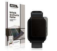 dipos I Privacy Filter compatible with Realme Watch S100 Screen Protector Anti-Spy 4-Way Protection