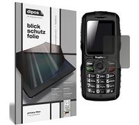 dipos I Privacy Filter compatible with RugGear RG100 Screen Protector Anti-Spy 4-Way Protection