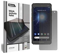 dipos I Privacy Filter compatible with RugGear RG655 Screen Protector Anti-Spy 4-Way Protection