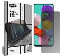 dipos I Privacy Filter compatible with Samsung Galaxy A51 5G Screen Protector [dipos Anti-Spy] 4-Way Protection