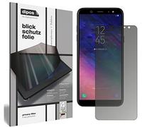 dipos I Privacy Filter compatible with Samsung Galaxy A6 Plus (2018) Screen Protector Anti-Spy 4-Way Protection
