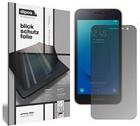 dipos I Privacy Filter compatible with Samsung Galaxy J2 Core (2018) Screen Protector Anti-Spy 4-Way Protection