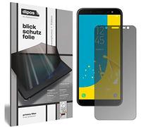 dipos I Privacy Filter compatible with Samsung Galaxy J6 (2018) Screen Protector Anti-Spy 4-Way Protection