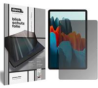 dipos I Privacy Filter compatible with Samsung Galaxy Tab S7 Plus 5G Screen Protector Anti-Spy 4-Way Protection