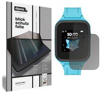dipos I Privacy Filter compatible with TCL Movetime Family Watch MT40S Screen Protector Anti-Spy 4-Way Protection