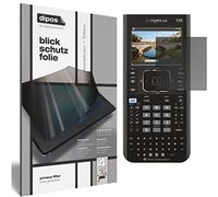 dipos I Privacy Filter compatible with Texas Instruments TI Nspire CX CAS Taschenrechner Screen Protector Anti-Spy 4-Way Protection