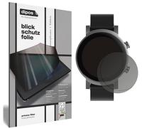 dipos I Privacy Filter compatible with TicWatch E3 Smartwatch Screen Protector Anti-Spy 4-Way Protection