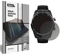 dipos I Privacy Filter compatible with TicWatch Pro S Screen Protector Anti-Spy 4-Way Protection