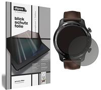dipos I Privacy Filter compatible with TicWatch Pro X Screen Protector Anti-Spy 4-Way Protection