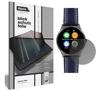 dipos I Privacy Filter compatible with watch 49.5 mm diameter Screen Protector Anti-Spy 4-Way Protection
