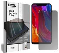 dipos I Privacy Filter compatible with Xiaomi Mi 8 SE Screen Protector Anti-Spy 4-Way Protection