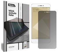 dipos I Privacy Filter compatible with Xiaomi Redmi 4X Screen Protector Anti-Spy 4-Way Protection