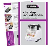dipos I Screen Protector compatible with Monsieur Cuisine smart SKMS 1200 A1 Protection Films clear