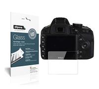 dipos I Screen Protector compatible with Nikon D3200 Flexible Glass 9H Display Protection