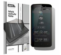 dipos Plus Protective Film Black Privacy Screen Protector - Privacy Filter Screen Guard Protector Film compatible with Allview P6 with Anti-Reflective Effect