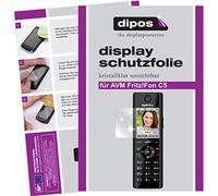 dipos Premium Matte Anti-Reflective Screen Protector compatible with AVM Fritz. Fon C5 6/Crystal Clear 2 Pieces