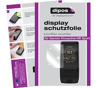 dipos Premium Matte Anti-Reflective Screen Protector compatible with Garmin Vivoactive HR Sport 6/Crystal Clear 2 Pieces