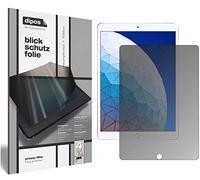 dipos I Privacy Filter compatible with Apple iPad Air (2019) 10.5 inch Screen Protector Anti-Spy 4-Way Protection