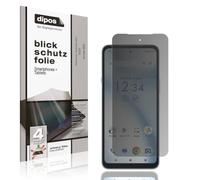 dipos I Privacy Filter compatible with FCNT Arrows We3 Screen Protector Anti-Spy 4-Way Protection