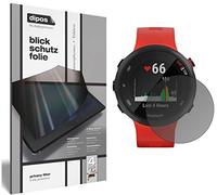 dipos I Privacy Filter compatible with Garmin Forerunner 45 S Screen Protector Anti-Spy 4-Way Protection