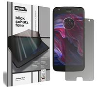 dipos I Privacy Filter compatible with Lenovo Motorola Moto X4 Screen Protector Anti-Spy 4-Way Protection