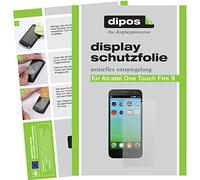 dipos screen protector films compatible with Alcatel One Touch Fire S (pack of 2) - anti glare screen protector matte