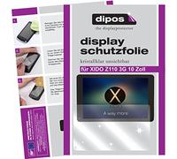 dipos XIDO Z110 3G 10 Inch Clear Screen Protector compatible with Premium Film Pack of 2