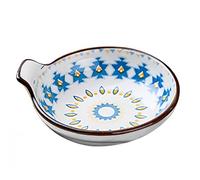 Dipping Bowls, Stunning Design, Ceramic Material, Bohemian Ceramic Plates, Soy Sauce Plates, Improve Dining Experience, for Presenting Condiments, Snacks, Or Appetizers