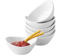 Dipping Sauce Bowls, Mini Dipping Sauce Bowls for Soy Sauce, Sushi, Chips, Deli Platters, Dishwasher Safe, Suitable for Chefs and Home Use (6 Pieces)