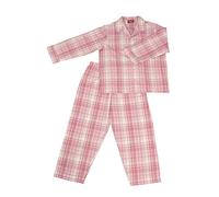 DIPPY DOO DIPPY DUM Pyjama Suit Sleeepwear in Pink Checks, 100% Cotton - 9-10 Years