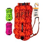 DIPPY Tow Floats for Open Water Swimming | 28L Swim Buoy Open Water SwimFloat | Waterproof Swim Buoy | Tow Float Dry Bag | Wild Swimming Accessories Triathlete, Swimmer