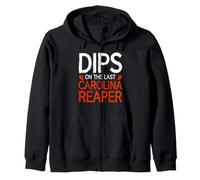 Dips On The Last Carolina Reaper Zip Hoodie