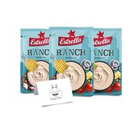 Dips Sauce for Snack Featuring: 3x Estrella Ranch Flavoured Dip (24g each) | Tomato, Onion & Garlic and Herb Dip Mix | Perfect Dips Sauce for Crips, Nachos, Veggies, Party Food & Grilled Meats