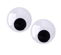 DIPZO 15cm Large Googly Eyes Self Adhesive, 1 Pair Giant Big Wiggle Eyes for DIY Crafts, Christmas Tree, Party Decorations, Refrigerator, Car, Classroom Projects