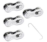 DIPZO Bicycle Chain Link 12-Speed Quick Release Master Link, 6 Pairs Reusable Bike Chain Lock, Compatible with Shimano Chains for Mountain and Road Bikes