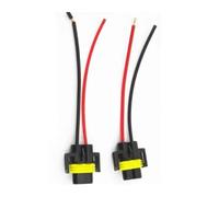 DIQXLGS 2pcs H11 H8 880 881 High Temperature Harness Socket Female Adapter For Headlight Fog Light