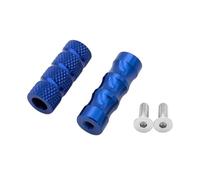DIQXLGS 2PCS Motorcycle CNC Universal M6 Racing Gear Shift Lever Peg Brake Pedal Shifter Foot Pegs Motorbike Footrests Footpeg Aluminum(Blue)