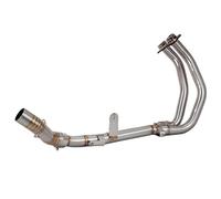 DIQXLGS 51mm Slip On For CBR500R CB500X CB500F CBR400R CB400X CB400F CB400 2016-2024 Motorcycle Exhaust Modified Front Middle Link Pipe Escape