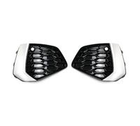 DIQXLGS 8YG807671A 8YG807672A Fog Light Bezel Grill For A3 Sline S-line 2021 2022 2023 Front Bumper Fog Light Grille Cover DIQXLGS(Chrome Silver)