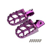 DIQXLGS Accessories Footrest Footpegs Foot Pegs Rests Pedal For CRF150F CRF230F CRF150 CRF230 F CRF 150F 230F 230 F 2003-2023(Purple)