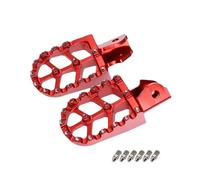 DIQXLGS Accessories Footrest Footpegs Foot Pegs Rests Pedal For CRF150F CRF230F CRF150 CRF230 F CRF 150F 230F 230 F 2003-2023(RED)