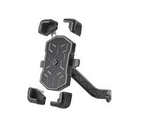DIQXLGS Bike Phone Holder 360° View Adjustable Universal For 4.5-7.2 Inch Mobile Shockproof Bracket Moto Parts(GRAY,Mirror)