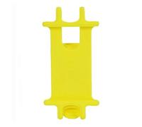 DIQXLGS Bike Phone Holder Silicone Bicycle Handlebar Stroller Mount For 4-6.7 Inch Mobile Cycling Accessories(Yellow)