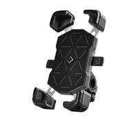 DIQXLGS Bike Universal 360° View Bicycle Holder For 4.5-7.2Inch Mobile Phone Stand Shockproof Motorcycle Bracket(BLACK)