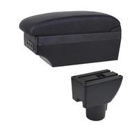 DIQXLGS Car Armrest Box For Hyundai For GETZ Car Armrest Center Storage Box Interior Details Car Accessories USB(E1 Black Line)