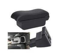 DIQXLGS Car Armrest Box Interior Parts Details Retrofit Parts Storage Box Car Accessories For Hyundai I10 Car Armrest(C3 Black white NO USB)
